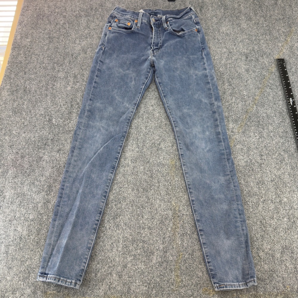 Levi's Skinny Taper Jeans Medium Wash Blue Size W29 L32 Nice wash and fade